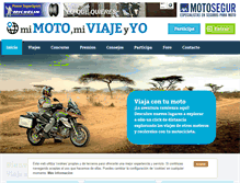 Tablet Screenshot of mimotomiviajeyyo.com